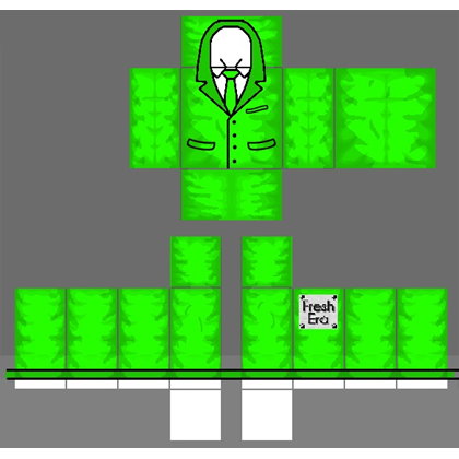 green suit