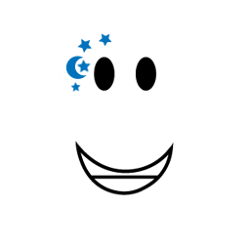 Star Face Blue